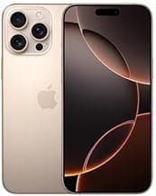 Apple iPhone 16 Pro Max, US Version, 256GB, Desert Titanium for AT&T (Renewed Premium)