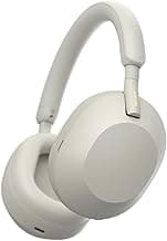 WH-1000XM5 Noise Canceling Wireless Headphones - 30hr Battery Life - Over-Ear Style - Optimized for Alexa and Google Assistant - Built-in mic for Calls - Silver International Version