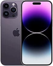 Apple iPhone 14 Pro Max, 1TB, Deep Purple - Unlocked (Renewed)