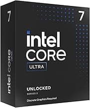 Intel Core Ultra 7 Desktop Processor 265KF - 20 cores (8 P-cores + 12 E-cores) up to 5.5 GHz