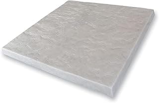 Flat Rock Rain Barrel and AC Unit Paver Patio Pad 24”x24” Natural Gray Tile – Easy Installation - 6pk