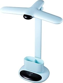 VAVOFO LED Desk Lamp 6785-2700-7000K Adjustable Color Temperature, 700 Lumens, Dual-Head Design, Pen Holder, USB-C Charging, 2400mAh Battery, 2.5hrs Wireless Use (Blue)
