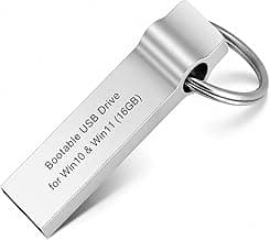 Bootable USB for Install & Reinstall Windows 10 and 11 with Keychain, Tools for Recovery, Passwords Resets, Machine Troubleshooting, High Speed 16GB