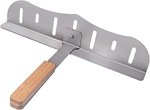 Oven Baffle Door Bracket,Stainless Material is Heat-Resistant and Compatible with All Dome Pizza Oven. The Windproof Design Keeps the Temperature Inside the Oven Stable and Circulates to Heat Cold Air