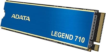 SSD Legend 710 M.2 1TB PCIe Gen3 x4 M.2 2280 Solid State Drive, Design for Creator Gaming, Read Speed up to 2,400 MB/s, 3D NAND, LDPC, AES 256-bit Encryption