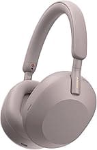 WH-1000XM5 Noise Canceling Wireless Headphones - 30hr Battery Life - Over-Ear Style - Optimized for Alexa and Google Assistant - Built-in mic for Calls - Smoky Pink