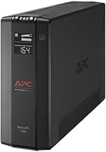 APC UPS Back-UPS Pro 1500VA UPS, 900W Battery Backup & Surge Protector, AVR, 10 Outlets (NEMA 5-15R), LCD, BX1500M Uninterruptible Power Supply for Computers, Wi-Fi Routers, Home Office Electronics