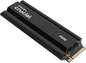 Crucial P310 2280 1TB PCIe Gen4 NVMe Gaming PS5 SSD with Heatsink, Up to 7,100MB/s, PlayStation5, Laptop & Desktop (PC) Compatible, Solid State Drive - CT1000P310SSD5-01