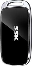 SSK 4TB SSD External Hard Drive, Portable SSD Drive up to 2000 MB/s, USB 3.2 Gen2X2 External Solid State Drives for iPhone 15/16 PRO、Mac、Phone OTG、Laptops with LED Indicator