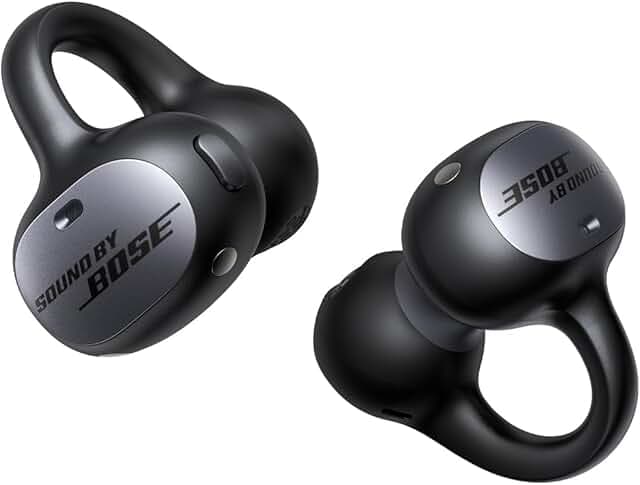 Baseus Inspire XC1 Open Ear Clip-On Earbuds, Sound by Bose, Dolby Audio, Adaptive Tunning Sound, Hybrid 2-Way Driver, Zero-Sense Air Cushion, 4-Mic Adaptive Clear Calls, IP66 Waterproof, 40H Playtime