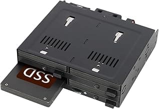 ICY DOCK 4 Bay 2.5" SATA/SAS SSD/HDD Hot-Swap Docking Enclosure for 5.25" Bay - flexiDOCK MB014SP-B R1