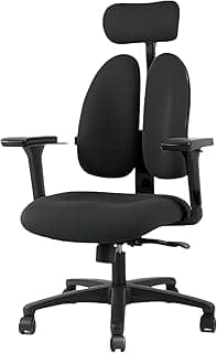 Ergonomic Office Chair with Lumbar Support,360° Rotation,Memory Foam Cushion,and Adjustable Features for Ultimate Comfort During Gaming,Work, and Study.