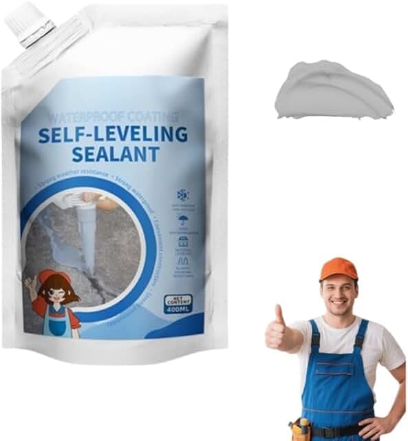 Heavy-Duty Concrete Crack Repair Adhesive, 2025 New Quick Concrete Crack Filler, High Elasticity Asphalt Driveway Drying Waterproof Sealer for Professionals (Grey, 500g)