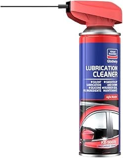 Glodway Specialist Silicone Lubricant Spray,Garage Door Lubricant Oil,with Smart Straw Sprays 2 Ways,for Door Higne,Bike,Sewing Machine,Metal Parts,6.76 OZ