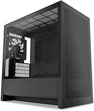NZXT H3 Flow – Micro-ATX PC Case – Optimized Airflow – Includes 1 x 120mm Rear Fan – Supports Full-Sized GPUs – Fits 280mm Front, 240mm Top Radiator – Back-Connect Motherboard – Black