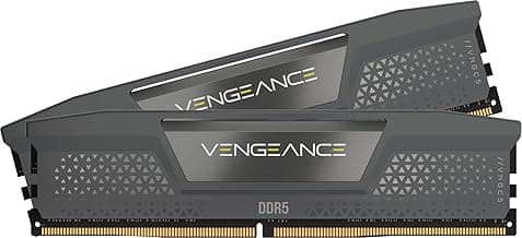 CORSAIR Vengeance DDR5 32GB (2x16GB) DDR5 6000MHz CL30 AMD EXPO Intel XMP iCUE Compatible Computer Memory – Gray (CMK32GX5M2B6000Z30)