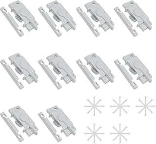 Window Sash Lock Fit Sliding Window Door for Replacement (10 Pack)