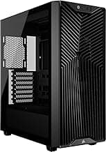 CORSAIR 3200D RS Mid-Tower PC Case – 3X RS120 PWM Fans Included, GPU Anti-sag Stabilization Arm, ASUS BTF, MSI Project Zero, Gigabyte Project Stealth – Black