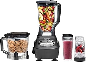 Ninja Mega Kitchen System (Blender, Processor, Nutri Ninja Cups) BL770 (Renewed)