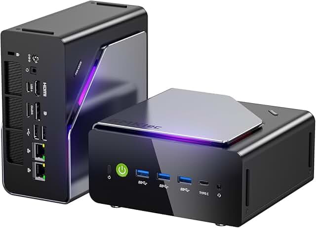 GMKtec K15 Mini PC AI Ultra 5 125U (up to 4.3GHz) 32GB DDR5 (16GB*2) 1TB PCIe 4.0 SSD Gaming Mini Computer, 3X M.2 Expansion Slots, Oculink, Quad Screen 8K Display