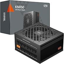 PCCOOLER PSU Fully Modular Power Supply, 850W ATX 3.1, 80 Plus Gold Certified, PCIe 5.1 12V-2×6, Japanese Capacitors, Ultra-Flexible Cables, 5-Year Warranty（KN850）