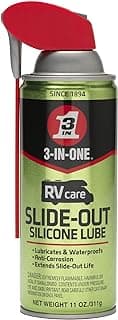 3-IN-ONE RVcare Slide-Out Silicone Lube with Smart Straw Sprays 2 Ways, 11 OZ