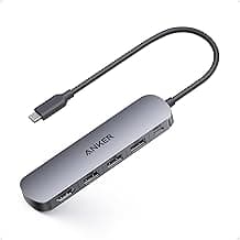 Anker USB C Hub, 5-in-1 USB Hub for Laptops, 4K HDMI USB-C Multiport Adapter with 90W Max Power Delivery, 3 USB A Data Ports USB C Dongle, Compact for MacBook, Dell, and More (Charger Not Included)
