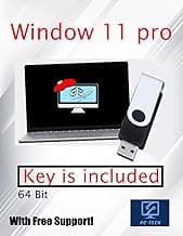 PC Tech USB Key Compatible with install Key Included USB For Windows 11 pro OEM Version 64 bit. Install To Factory Fresh, Recover, & Repair computer. Free 24/7 Technical Support