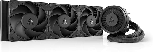 ARCTIC Liquid Freezer III Pro 360 - AIO CPU Cooler, 3 x 120 mm Water Cooling, 38 mm Radiator, PWM Pump, VRM Fan, AMD AM5/AM4, Intel LGA1851/1700 Contact Frame - Black