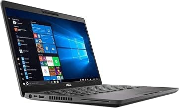 Dell Latitude 5400 14” FHD, Intel Core i5-8265U 1.6GHz, 16GB RAM, 500GB M.2-NVMe, windows 11 Pro 64Bit, CAM, Windows 11 Compatible, Black (Renewed)