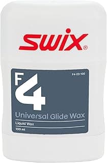 Swix F4 All-Temperature Universal Liquid Glide Wax for Skis, Snowboards, 100ml