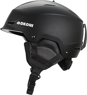 DKONI Ski Helmet, Snowboard Helmet for Men & Women, Three-Stage Adjustable Ventilation System, Adjustable Fit, Durable PC Shell, Protective EPS Foam, Snow Sports Helmet for Adults, Youth & Kids