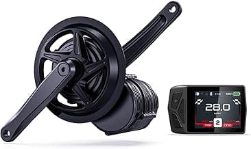 TSDZ8 750W Mid-Drive Ebike Conversion Kit - Upgrade Your Ride with Powerful Electric Bike Kit (68mm/73mm BB Length, Universal Fit, B02N Display), Black