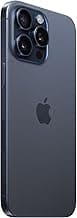 Apple iPhone 15 Pro Max, 256GB, Blue Titanium - Unlocked (Renewed)