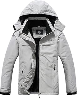 Women's Ski Jacket Warm Winter Coat Hooded Snowboarding Jackets Waterproof Mountain Windbreaker for Hiking Traval