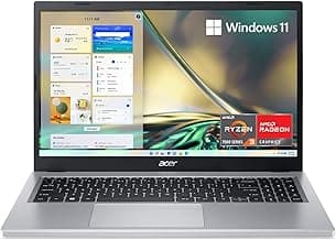 acer Aspire 3 A315-24P-R7VH Slim Laptop | 15.6" Full HD | AMD Ryzen 3 7320U Quad-Core | AMD Radeon Graphics | 8GB LPDDR5 | 128GB NVMe SSD | Wi-Fi 6 | Windows 11 Home