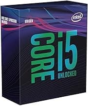 Core i5-9600K Desktop Processor 6 Cores up to 4.6 GHz Turbo unlocked LGA1151 300 Series 95W, BX80684I59600K