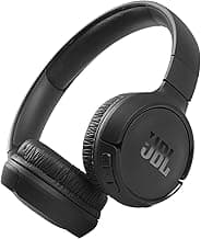 JBL Tune 510BT - Bluetooth headphones with up to 40 hours battery, microphone for call, foldable and comfortable, Android and iOs compatible (Black)