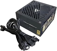 Apevia ATX-GX650W Galaxy 650W 80+ Gold Certified Active PFC ATX Semi-Modular Quiet Gaming Power Supply