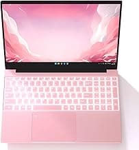 Auusda Business Laptop Computer for Work, Notebook PC for College Students, 15.6" FHD Display, 4-Core Processor, Backlit Keyboard, Fingerprint ID, Up to 10TB Storage, 32GB DDR4 RAM, 1TB NVMe, Pink