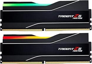 G.SKILL Trident Z5 Neo RGB Series DDR5 RAM (AMD Expo) 32GB (2x16GB) 6000MT/s CL30-38-38-96 1.35V Desktop Computer Memory U-DIMM - Matte Black (F5-6000J3038F16GX2-TZ5NR)