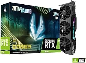 ZOTAC Gaming GeForce RTX™ 3090 Trinity OC 24GB GDDR6X 384-bit 19.5 Gbps PCIE 4.0 Gaming Graphics Card, IceStorm 2.0 Advanced Cooling, Spectra 2.0 RGB Lighting, ZT-A30900J-10P