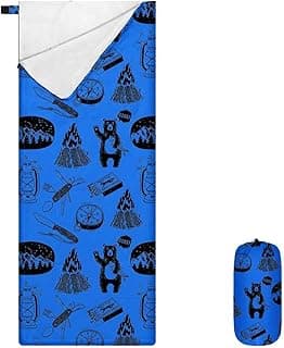 Ultralight 3 Season Kids Sleeping Bag | 50F- 70F Indoor/Outdoor Sleeping Bag for Boys, Girls, and Youth | Ultra Compact, Ideal for Camping and Sleepover