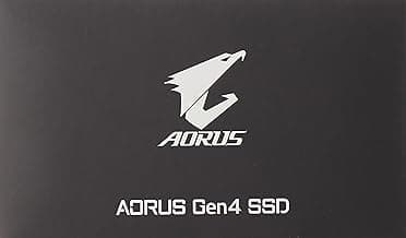 GIGABYTE AORUS NVMe Gen4 M.2 1TB PCI-Express 4.0 Interface High Performance Gaming, 3D TLC NAND, External DDR Cache Buffer, SSD (GP-AG41TB)