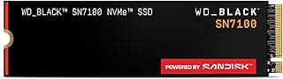 WD_Black SN7100 500GB NVMe SSD - Gen4 PCIe, M.2 2280, Up to 6,800 MB/s Read Speed, Next Gen TLC 3D NAND, for Laptops, Handheld Gaming Devices - WDS500G4X0E