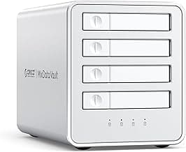 ORICO All-Flash 2.5-inch USB-C Docking Station with 5 Gbps Data Transfer Speed, Compatible with 2.5'' SSD, Featuring 10 Gbps Hub Expansion and Support for Up to 40 TB Storage Capacity (4 Bay)