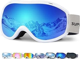Supertrip Ski Goggles Men Women Anti-Fog Snow Goggles UV Protection Snowboard Goggles for Adult Youth