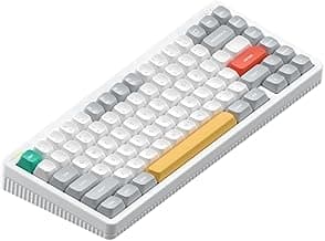 NuPhy Halo V2 IO Wireless Mechanical Keyboard with PBT Keycaps,Hot Swappable Custom Gaming Keyboard,Aluminum Alloy Frame,RGB Backlit,Gasket Structure,BT5.0/USB-C/2.4GHz Low Latency Office Keyboards