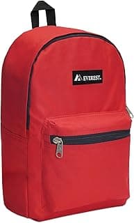 Luggage Basic Backpack, Red, Medium