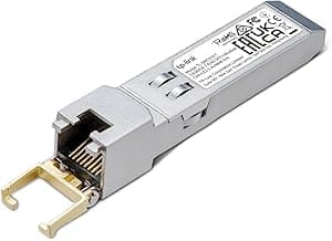 TP-Link Omada SM5310-T | 10GBase-T RJ45 SFP+ Module| 10G Copper SFP+ Transceiver | SFP+ to Ethernet | Plug and Play | Hot Pluggable | Up to 30m distance| Durable Metal Casing | Versatile Compatibility